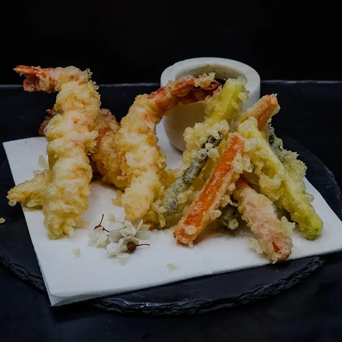 Tempura di gamberi